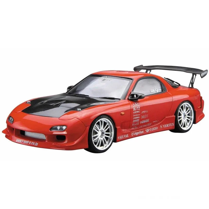 AOSHIMA 05839 Plastic Model Car 1/24 for Mazda Vertex FD3S RX-7 99 Model Car Kits for Adluts Model Hobby Collection DIY Toys