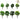 16pcs Model Trains HO scale 1:87 Green Model Trees Raodside Scene Courtyard Layout