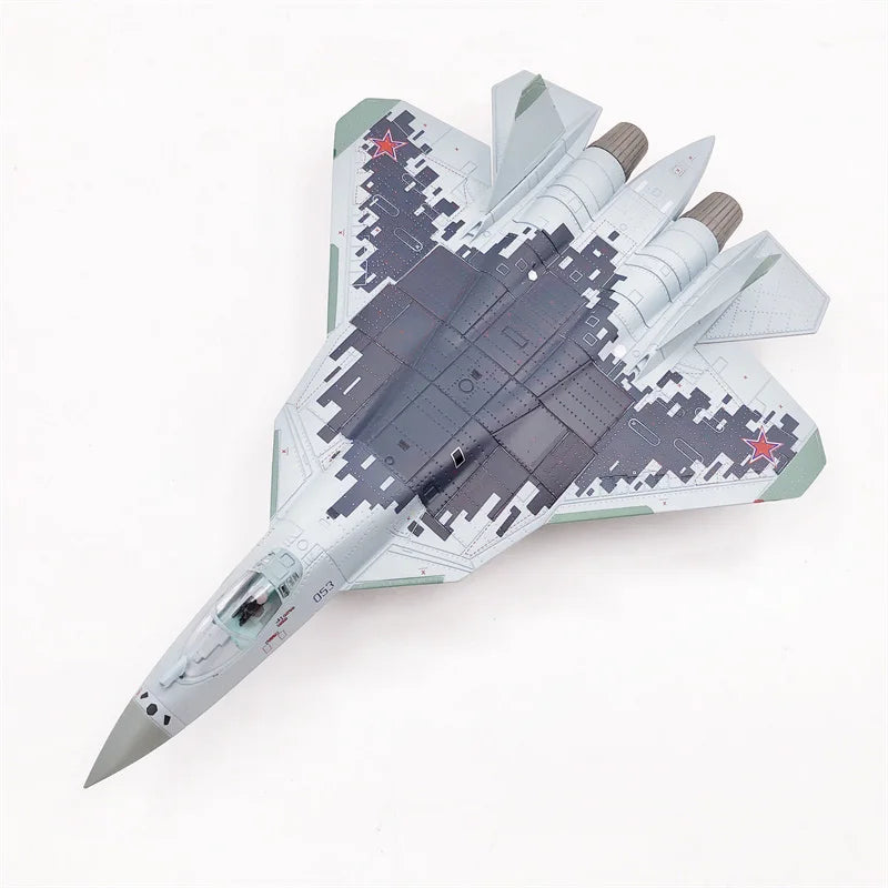 1/100 Scale Russian Su 57 fighter stealth aircraft model Su-57 Plane Model