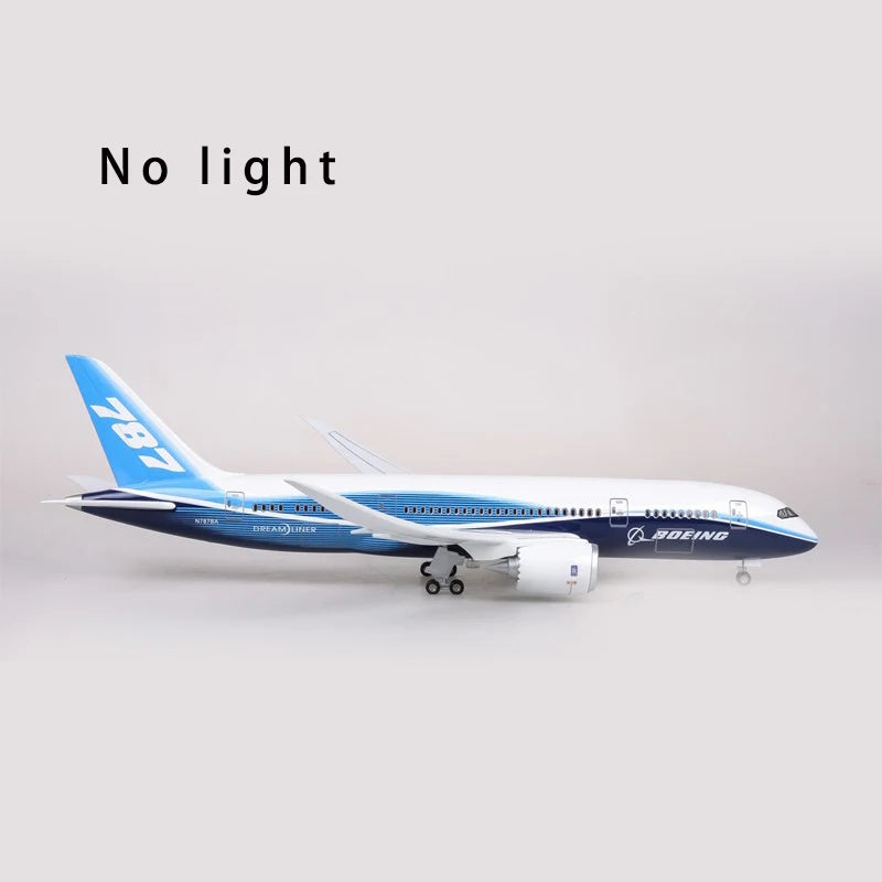 46cm Original Boeing 747 Plane Model Airplane Model Aircraft Model 1/160 Scale Diecast Resin Airplanes Planes W Light