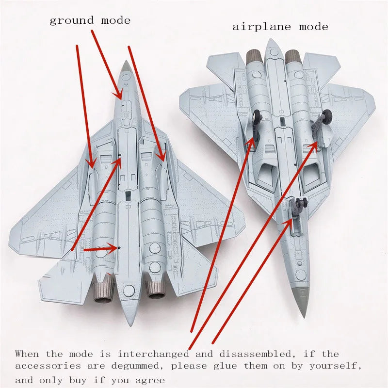 1/100 Scale Russian Su 57 fighter stealth aircraft model Su-57 Plane Model