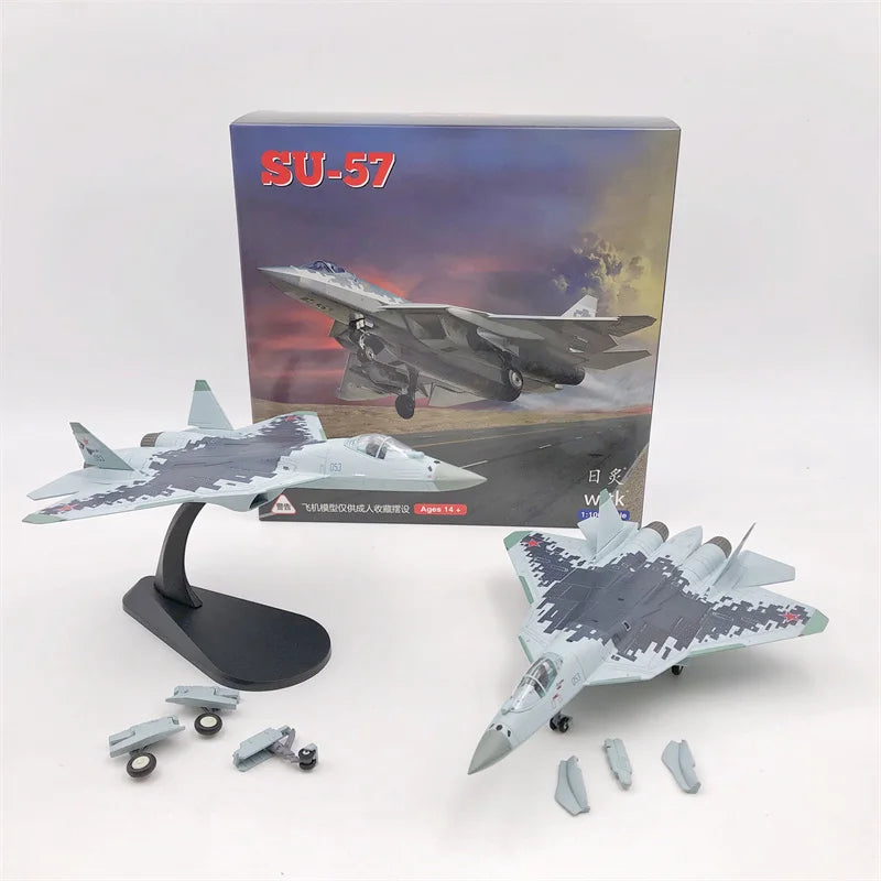 1/100 Scale Russian Su 57 fighter stealth aircraft model Su-57 Plane Model