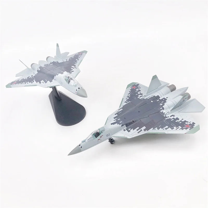 1/100 Scale Russian Su 57 fighter stealth aircraft model Su-57 Plane Model