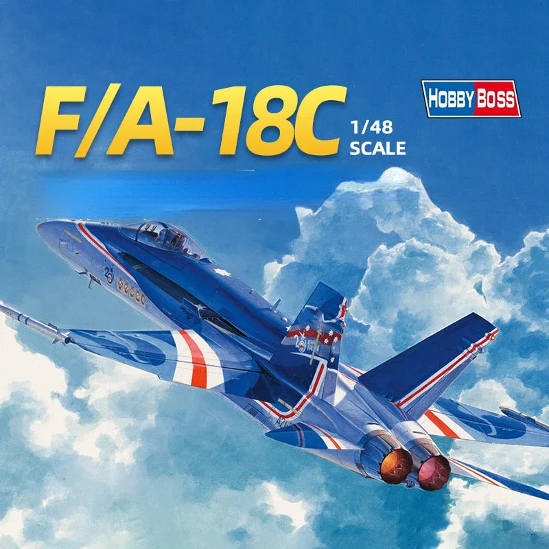 HOBBY BOSS 85809 Airplane Model 1/48 Scale RAAF F/A-18C Fighter Model Kits for Adults Assembly Model Building DIY Toys