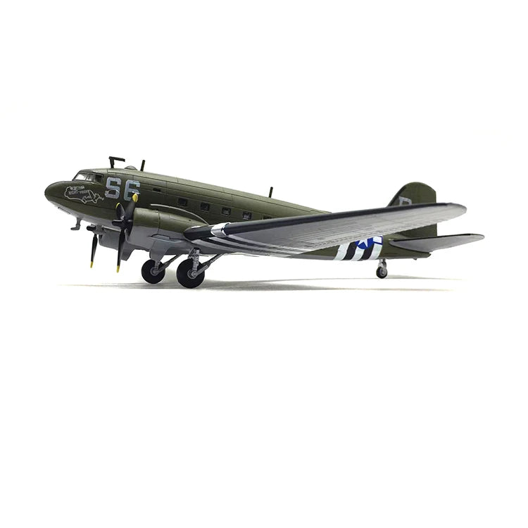 1/100 Scale Alloy Model Diecast C-47 DC3 Transport Aircraft Model