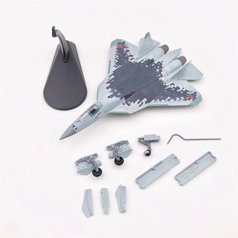 1/100 Scale Russian Su 57 fighter stealth aircraft model Su-57 Plane Model