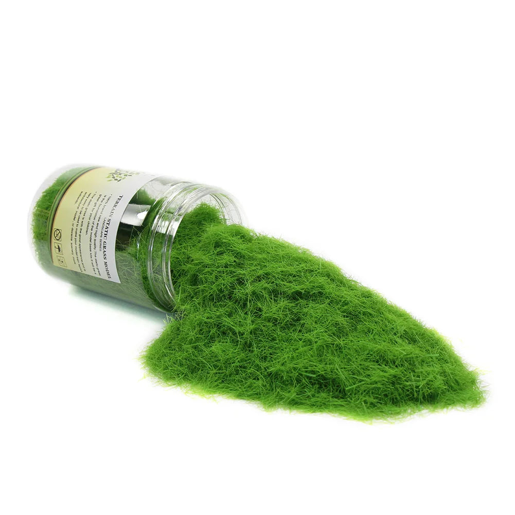 1 bottle 35g 5mm 8mm 12mm Static Grass Powder Flock Turf Lawn Nylon Railway Layout CFA