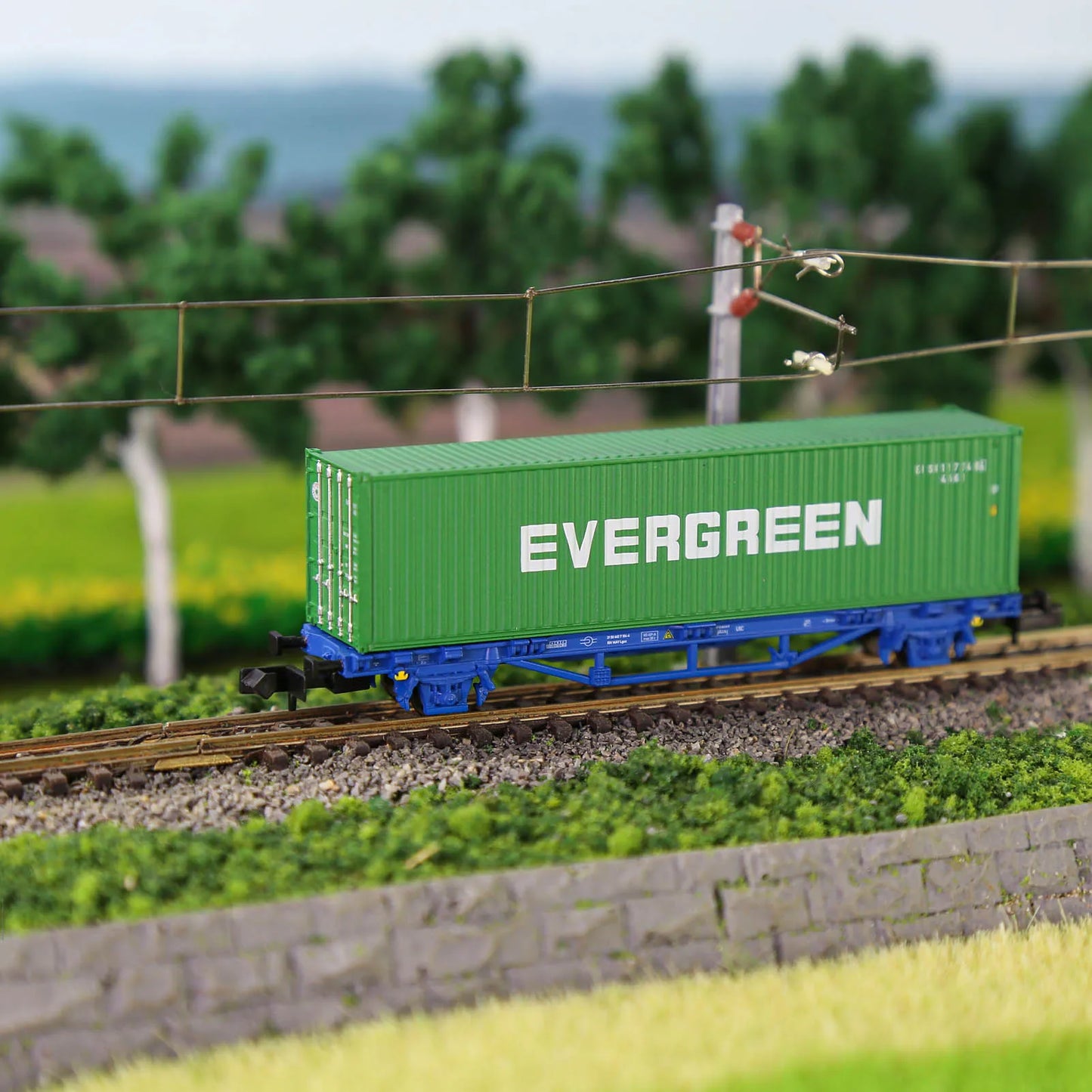 Evemodel Train Wagon N Scale 1:150 Flat Car EU Style Freight Cars C15061