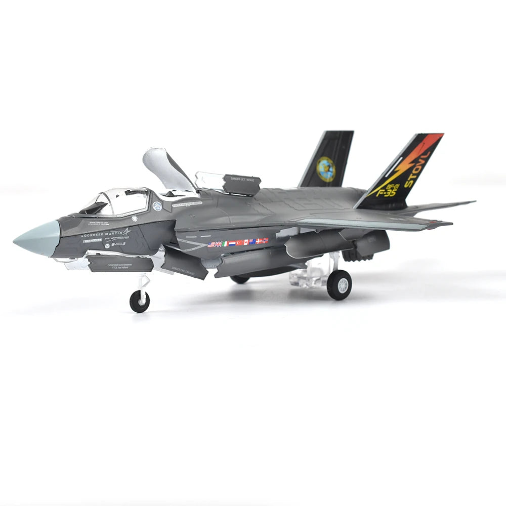 1/72 Scale Diecast Metal  F35B Fighter F-35 Lightning II Aircraft Model Plane