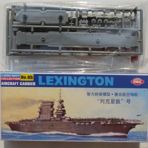 1/2000 US Navy Aircraft Carrier German Cruiser British Hood Battleship Plastic Assemble Warship Model