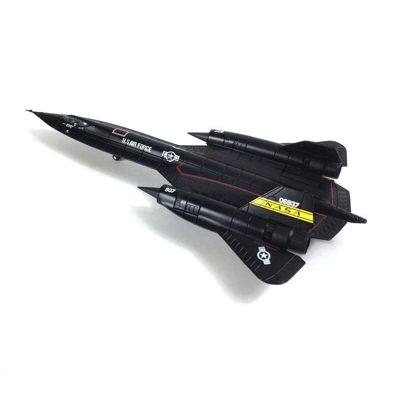 1/144 Scale US Air Force SR-71 Blackbird Reconnaissance Fighter SR71 Diecast Metal Model Plane