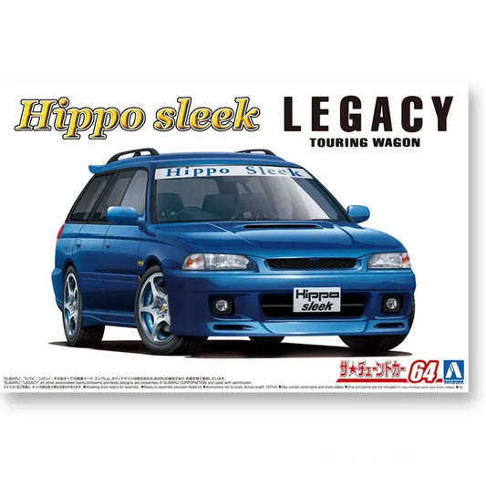 AOSHIMA 05800 1/24 for Hippo Sleek BG5 Legacy Touring Wagon Car Assembly Model Building Kits Static Toys for Model Hobby DIY