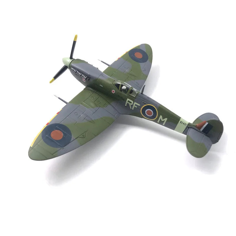 1/72 Scale Spitfire Fighter Diecast Metal Military Aircraft Model Collection