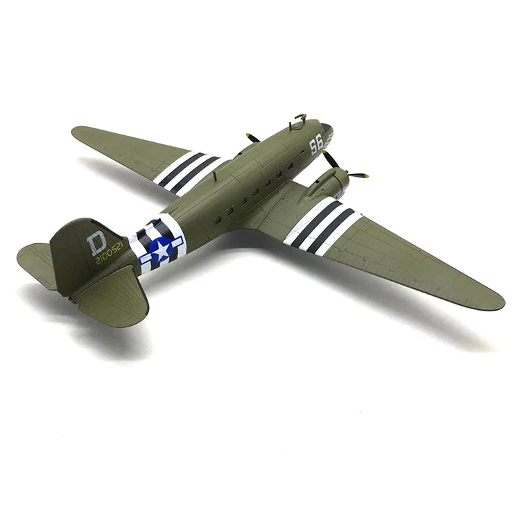 1/100 Scale Alloy Model Diecast C-47 DC3 Transport Aircraft Model