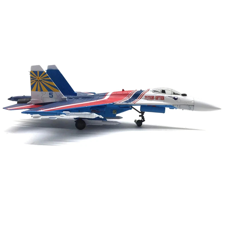 1/100 Scale Su35 Alloy Model Russian Fighter SU-35 Aircraft Model Plane