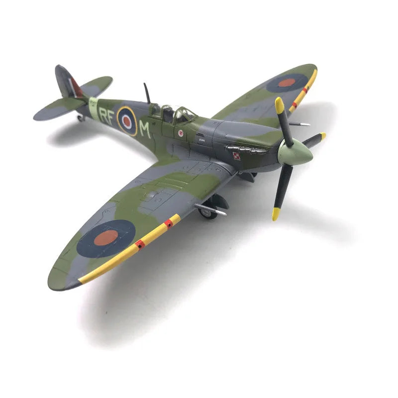 1/72 Scale Spitfire Fighter Diecast Metal Military Aircraft Model Collection